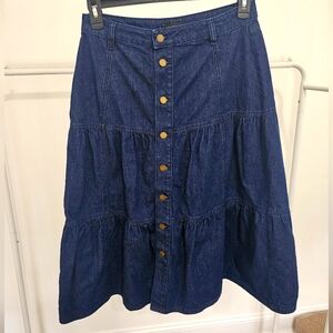 Ann Taylor, denim skirt, 8